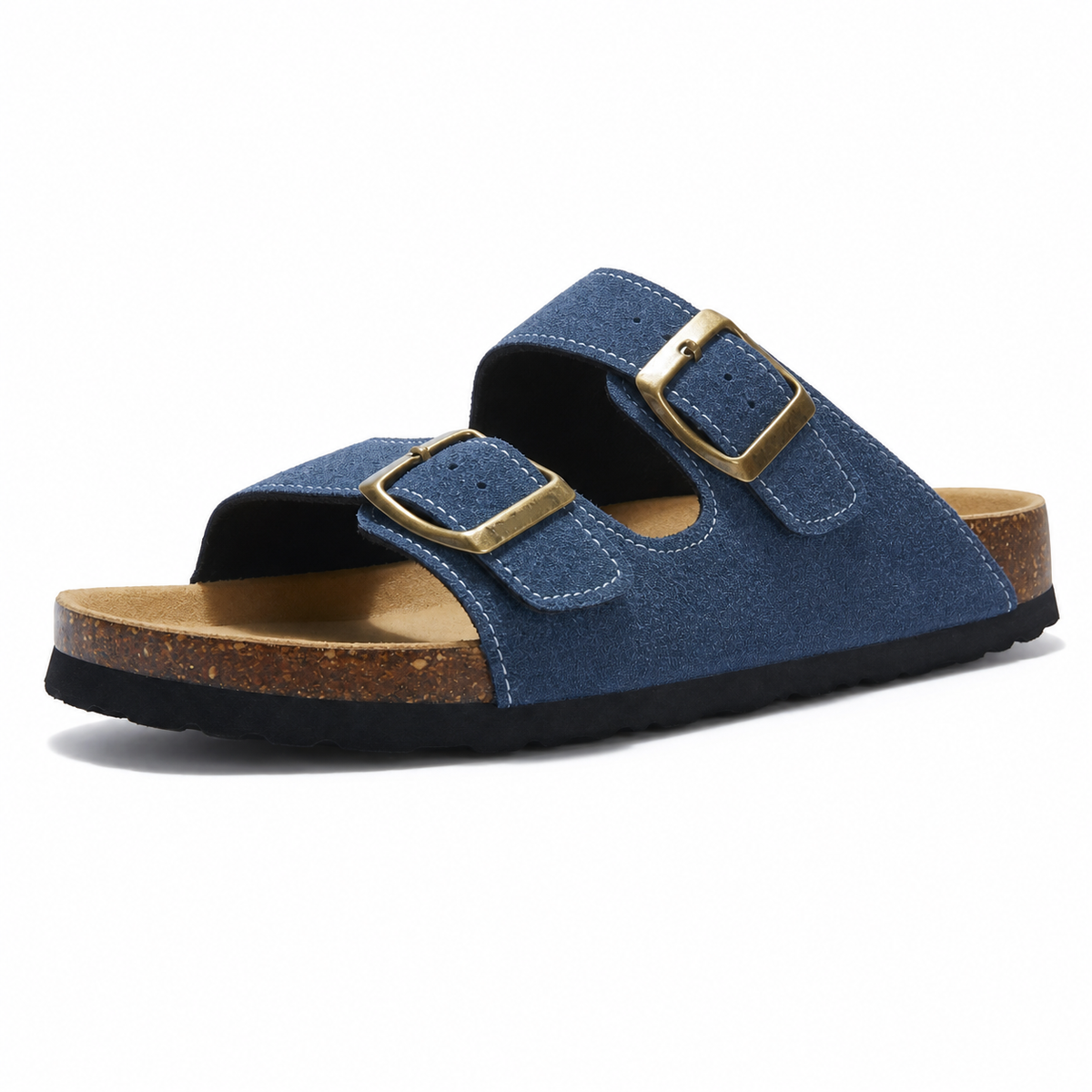 Maibulun Suede Arizona Sandals – Blue