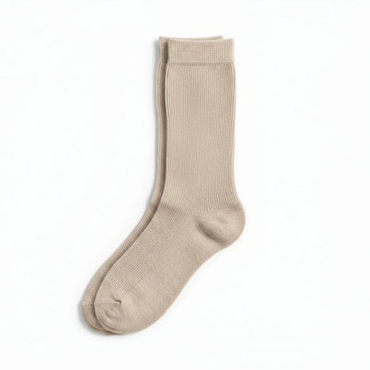 Ribbed Cotton Socks