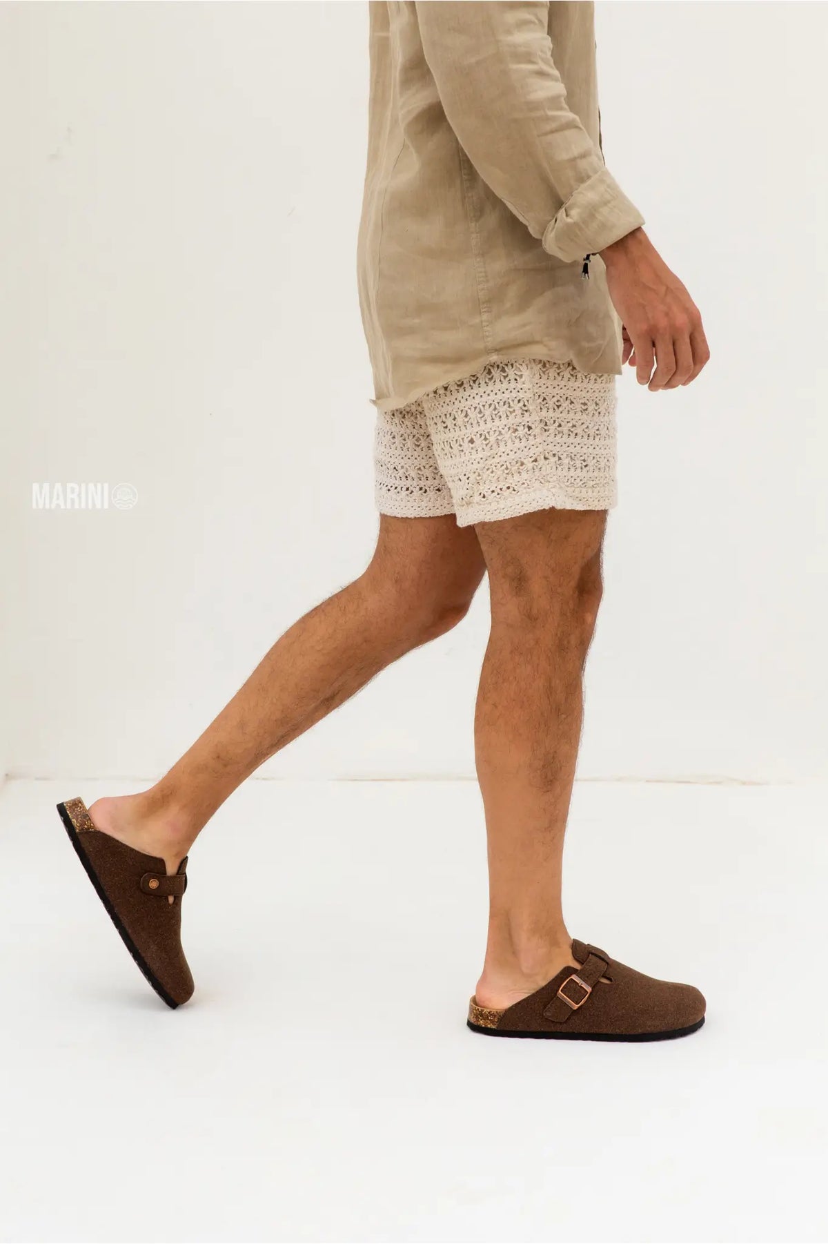 Boston Suede Comfort Clogs – Dark Brown