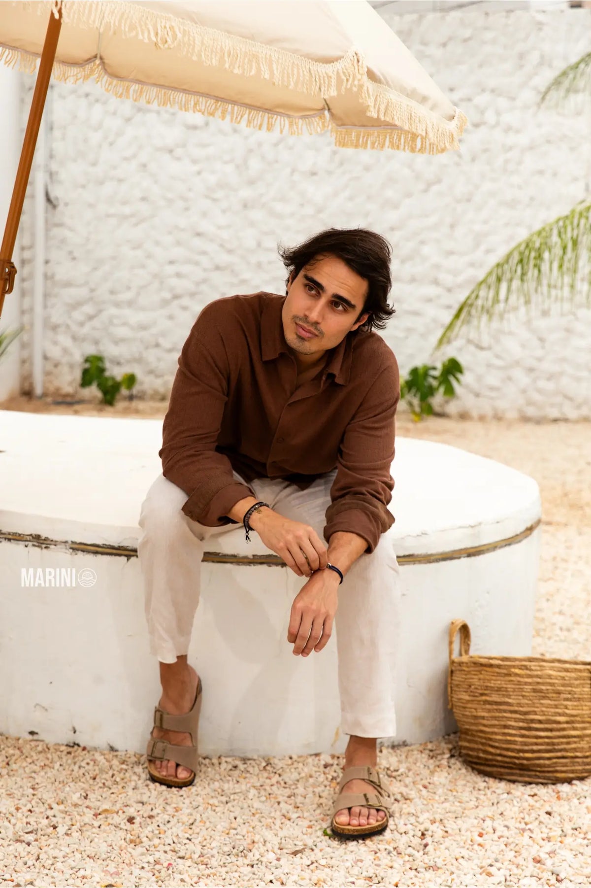 Maibulun Suede Arizona Sandals – Sand