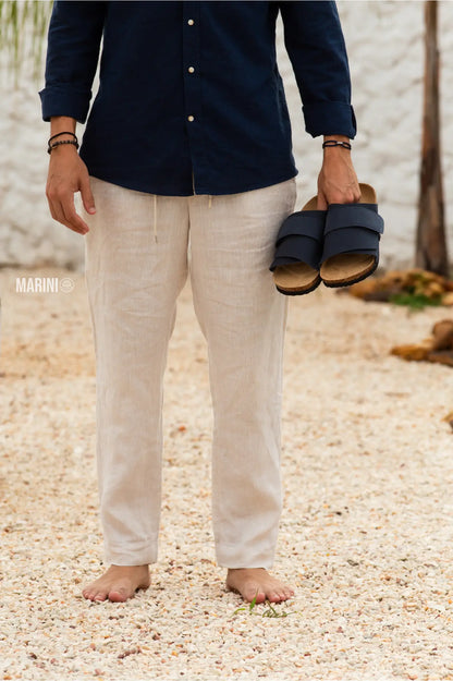 Salerno Suede Slide Sandals – Dark Blue