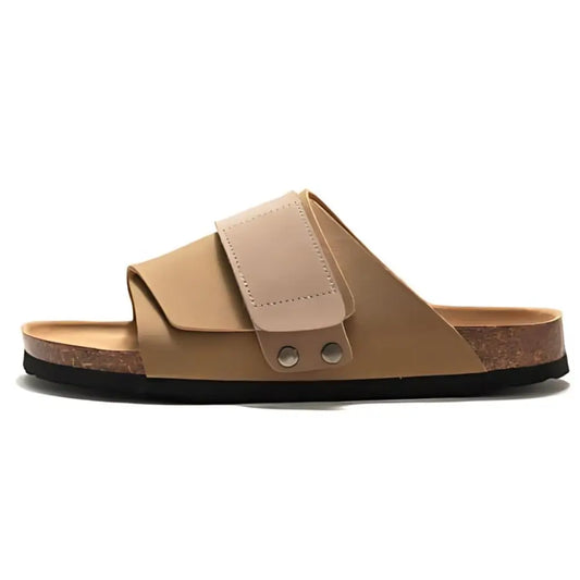 Salerno Suede Slide Sandals – Sand