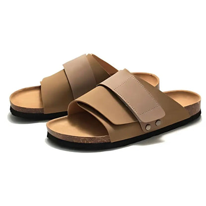 Salerno Suede Slide Sandals – Sand