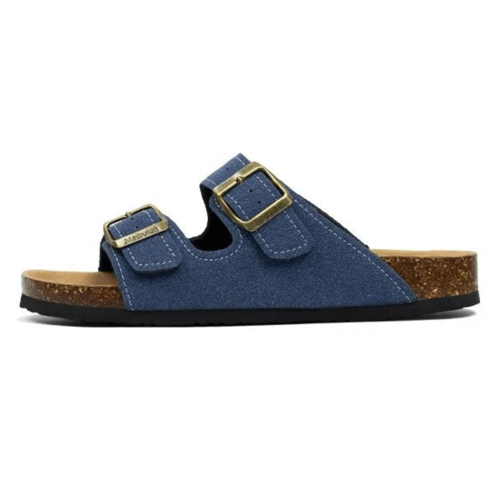 Maibulun Suede Arizona Sandals – Blue
