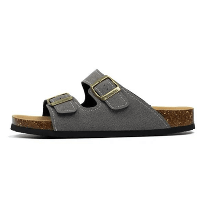 Maibulun Suede Arizona Sandals – Grey