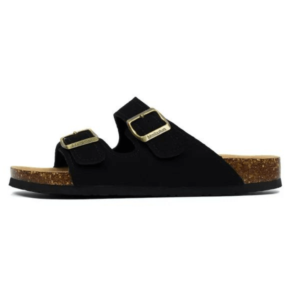 Maibulun Suede Arizona Sandals – Black
