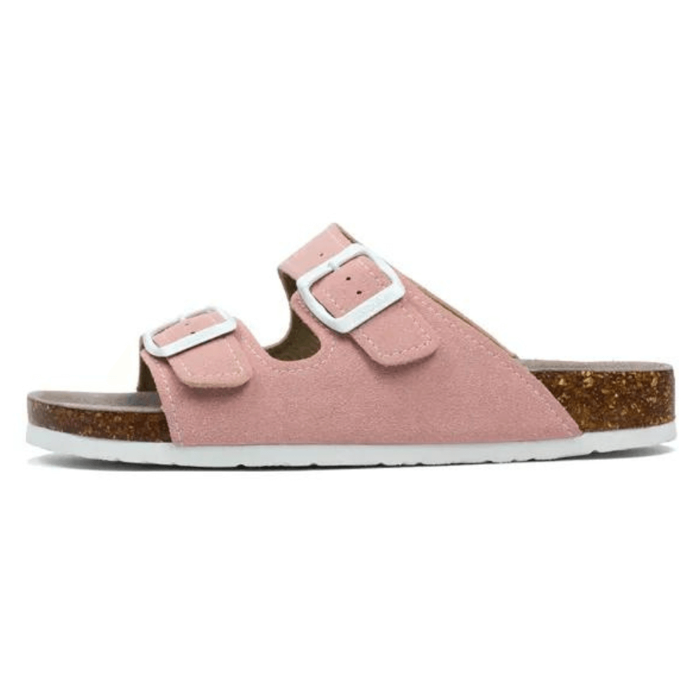 Maibulun Suede Arizona Sandals – Pink