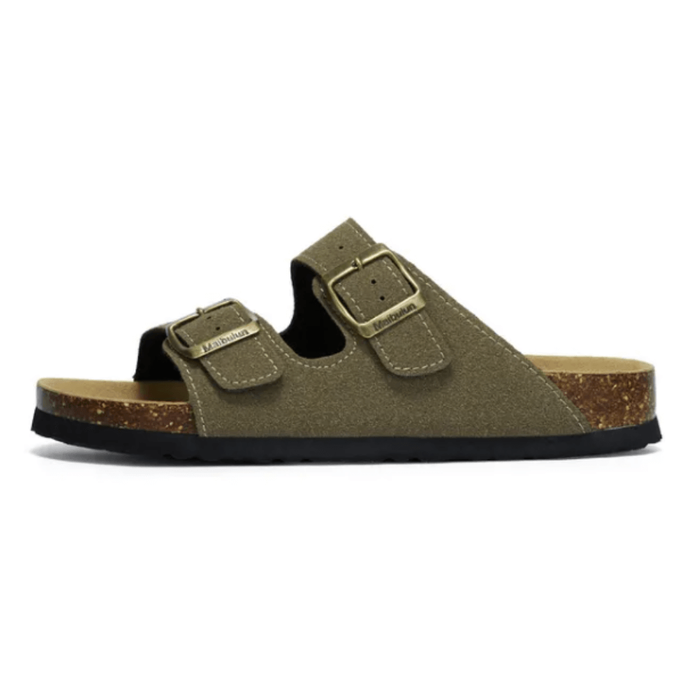 Maibulun Suede Arizona Sandals – Moss Green