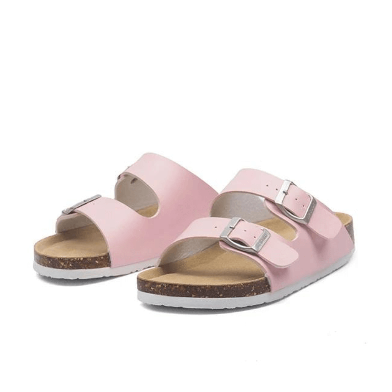 Maibulun Leather Arizona Sandals – Pink
