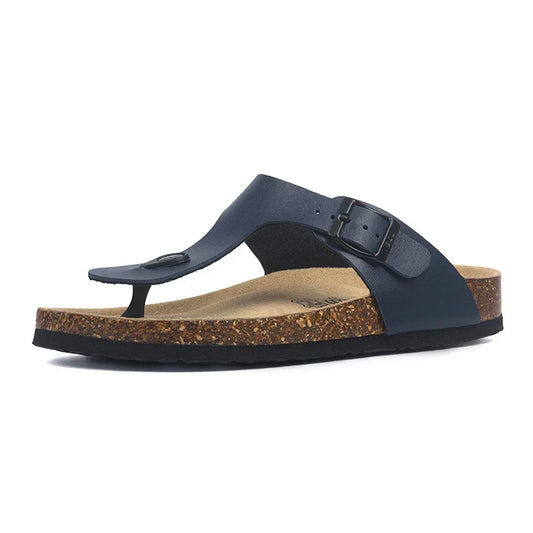 Miramare Thong Cork Sandals – Azul Escuro