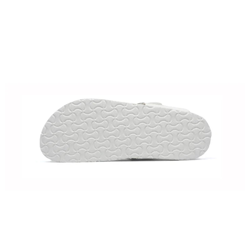 Miramare Thong Cork Sandals – White