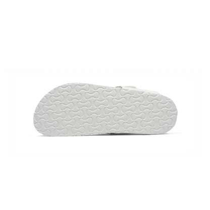 Miramare Thong Cork Sandals – White