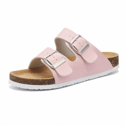 Maibulun Leather Arizona Sandals – Pink